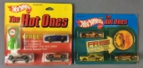 Group of 2 Hot Wheels The Hot Ones Die-Cast 3 pack Vehicle Sets In Original Packaging