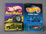 Group of 2 Hot Wheels Real Riders and Speed Fleet Die-Cast Vehicles In Original packages