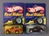 Group of 2 Hot Wheels Real Riders Die-Cast Vehicles In Original Packages