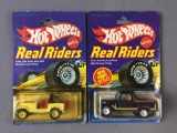 Group of 2 Hot Wheels Real Riders Die-Cast Vehicles In Original Packages