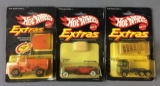 Group of 3 Hot Wheels Extras Die-Cast Vehicles In Original Packages