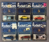 Group of 6 Tomy Pocket Cars Die-Cast Vehicles In Original Packages