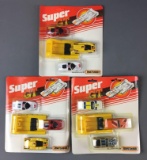 Group of 3 Matchbox Super GT Die-Cast Vehicle Sets In Original packages