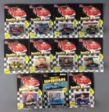 Group of 11 Nascar Stock Car Die-cast Vehicles In Original Packages