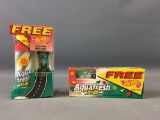 Group of 2 Hot Wheels Aquafresh Toothpaste with Die-Cast Car In Original Boxes