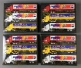 Group of 4 Things to Remember Collectors Series Pepsi Die-Cast Tractor Trailers In Original Boxes