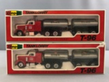 Group of 2 Diapet Tanklorry T-96 die cast vehicles in original packaging