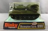 Dinky Toys Scorpion Tank die cast vehicle in original packaging