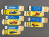 Group of 5 Matchbox car boxes F Superfast