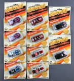 Group of 10 Gold Metal Grippers die cast vehicles in original packaging