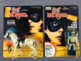The Legend of the Lone Ranger and Silver poseable action figures in original packaging