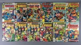 Group of 12 Marvel Comic Books with Iron Man No. 55