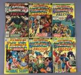 Group of 6 Marvel Comics Captain America Comic Books