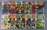 Group of 14 Marvel Comics Captain Marvel Comic Books