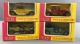 Group of 4 Matchbox Models of Yesteryear die cast vehicles in original packaging