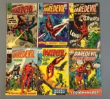 Group of 6 Marvel Comics Daredevil Comic Books