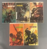 Group of 5 Dark Horse Comics Aliens vs Predators Comic Books