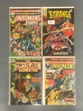 Group of 4 Marvel Comics Dr. Strange, Inhumans and Frankenstein Comic Books