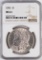 1896 P Morgan Silver Dollar (NGC) MS61.