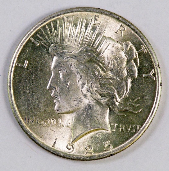 1925 P Peace Silver Dollar.