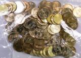 Lot of (100) Mixed Date Sacagawea & Presidential Dollars.
