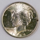 1924 P Peace Silver Dollar.