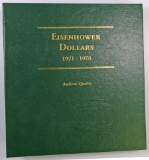 Lot of (35) Eisenhower Dollars in Littleton Coin Album