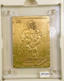 The Highland Mint Steve Young Bronze Topps 1986 Mint Card.