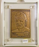 The Highland Mint Troy Aikman Bronze Score 1989 Mint Card.