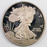 1993 One Troy Pound .999 Fine Silver American Eagle.