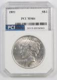 1922 P Peace Silver Dollar (PCI) Certified.