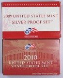 Lot of (2) U.S. Silver Proof Sets - 2009 & 2010.