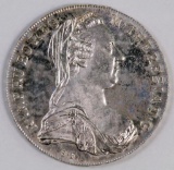 1780 Austria Maria Theresa Silver Thaler.