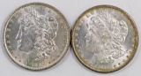 Lot of (2) Morgaqn Silver Dollars.