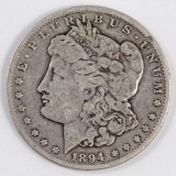 1894 O Morgan Silver Dollar.