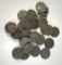 Group of steel pennies