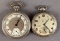 Group of two vintage pocket watches
