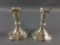 Towle Sterling Weighted Candlestick Holders.