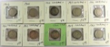 Lot of (10) misc Liberty Nickels 1906-1912.