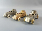 Group of 3 Tootsie Toy U.S. Army Tank Vehicles.