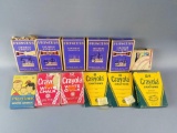 Group of Vintage Birthday Candles, Crayola Crayons & Chalk.