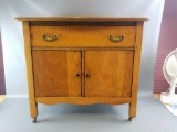 Vintage Side Table Storage Cabinet.