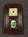 Antique Jerome & Company Eight Day Clock.