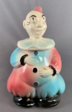 Vintage clown cookie jar