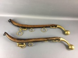 Group of 2 Decorative Horse Harness Wall Hangers.