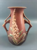 Roseville Pottery Foxglove Pink Vase.