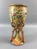 Weller Pottery Apple Tree Chalice Style Vase.