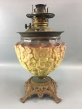 Antique Royal Brass Kerosene / Oil Lamp.