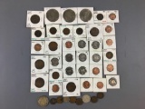 Group of 44 Foriegn Coins.
