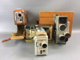 Group of 3 Vintage Movie Cameras.